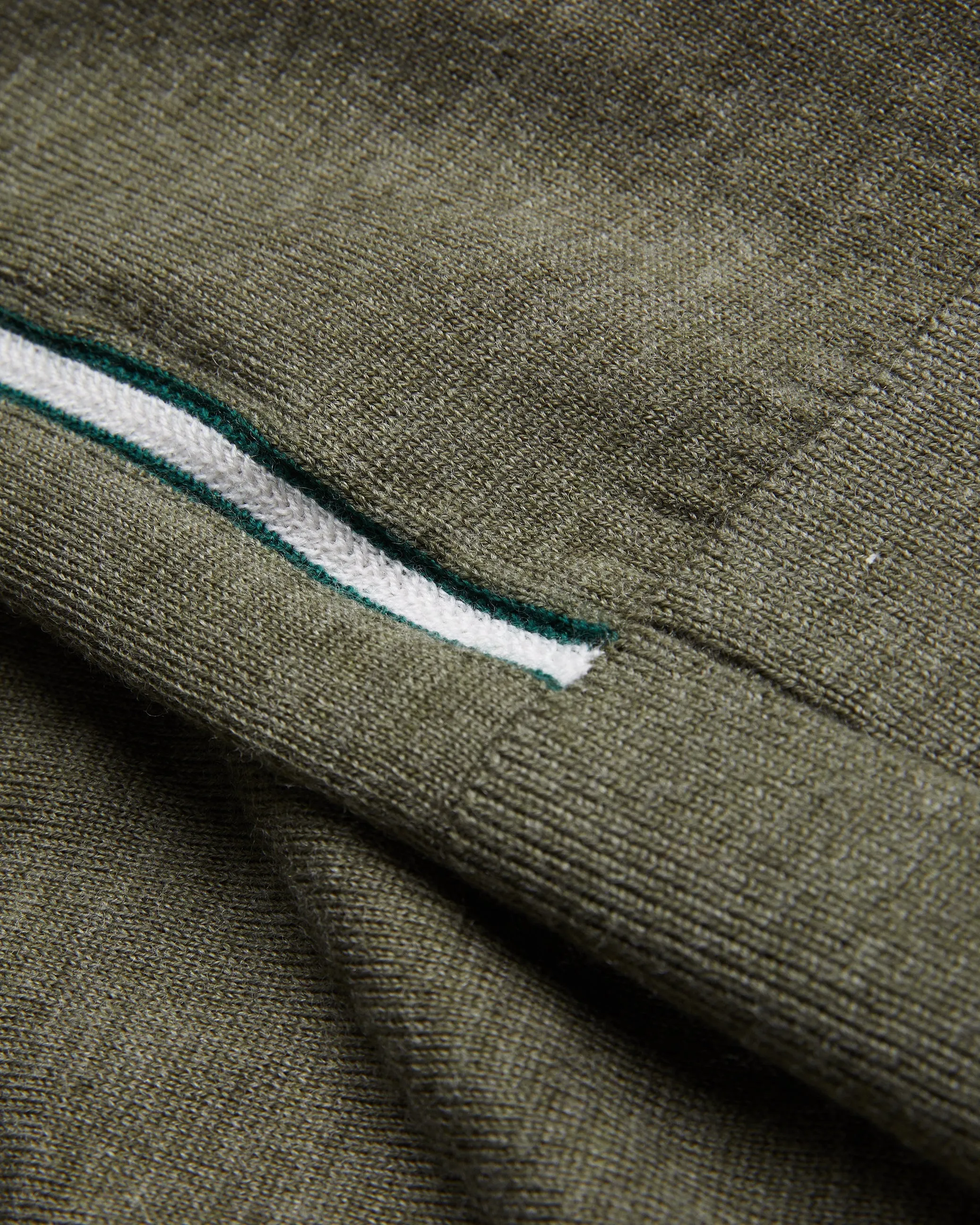 Liblo Merino Branded Crew Neck Khaki