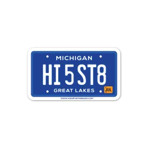 License Plate Sticker