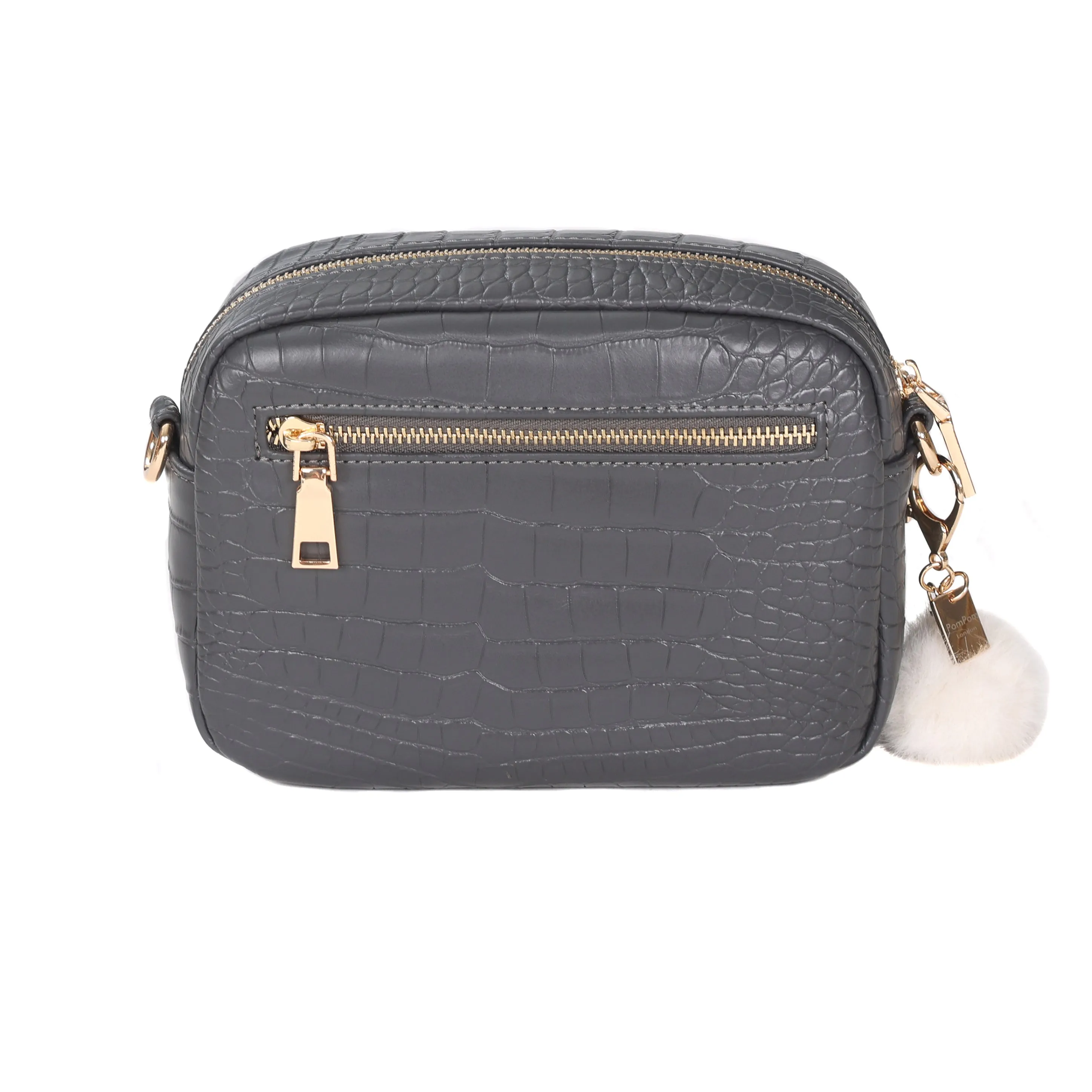 Mayfair Bag Croc Slate Grey & Accessories