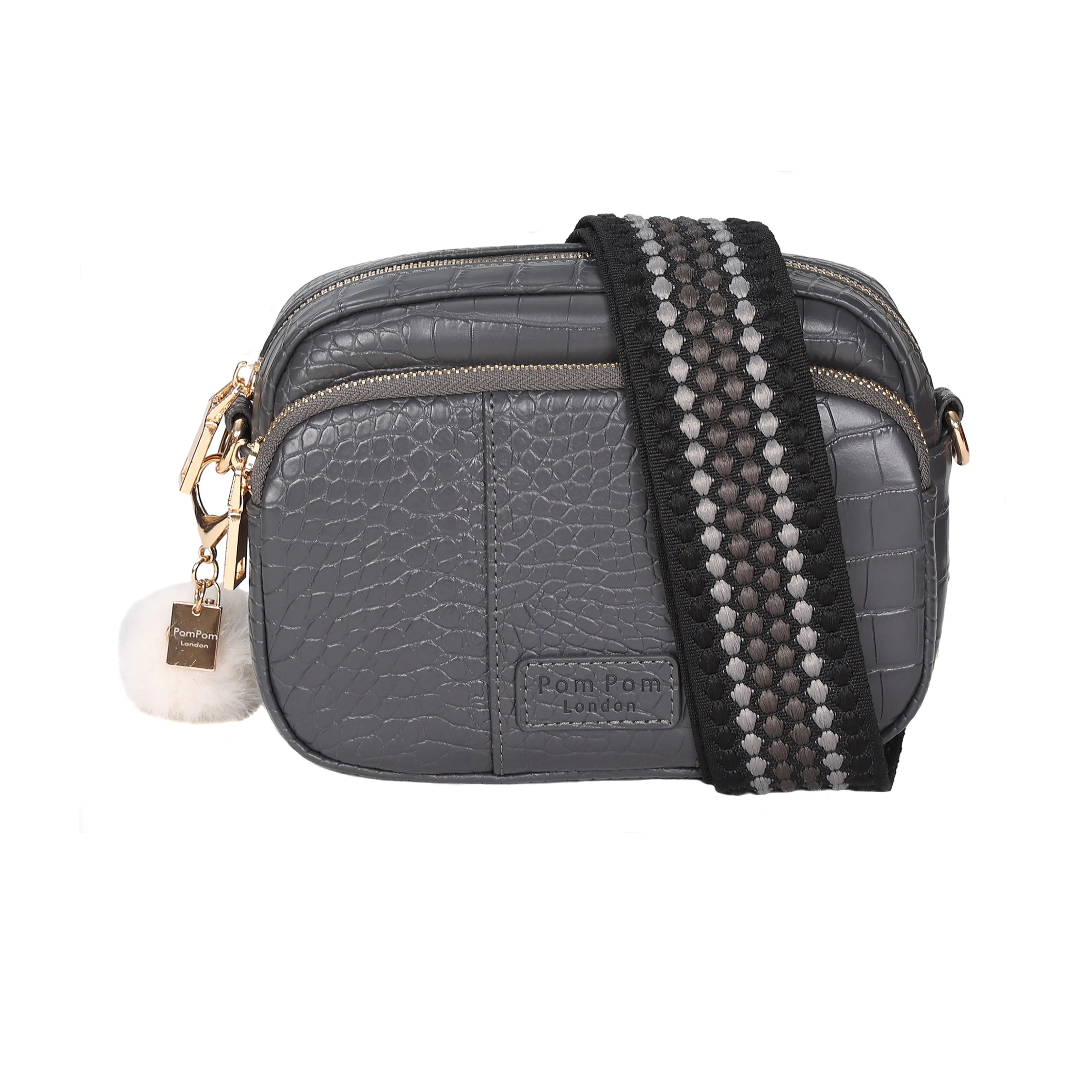 Mayfair Bag Croc Slate Grey & Accessories