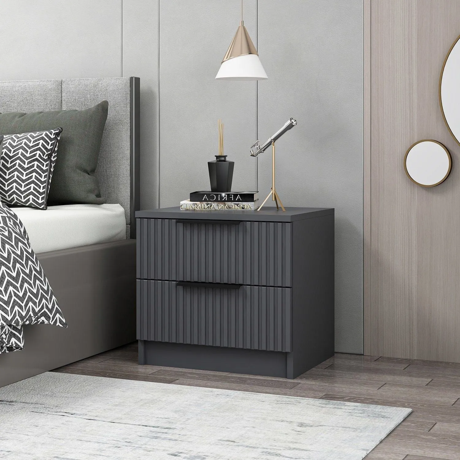 Nightstand Kale Plus - 7898 Anthracite