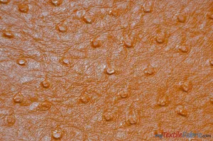 Ostrich Vinyl Fabric | Imitation Ostrich Leather | 54" Wide | Upholstery Weight Fabric |