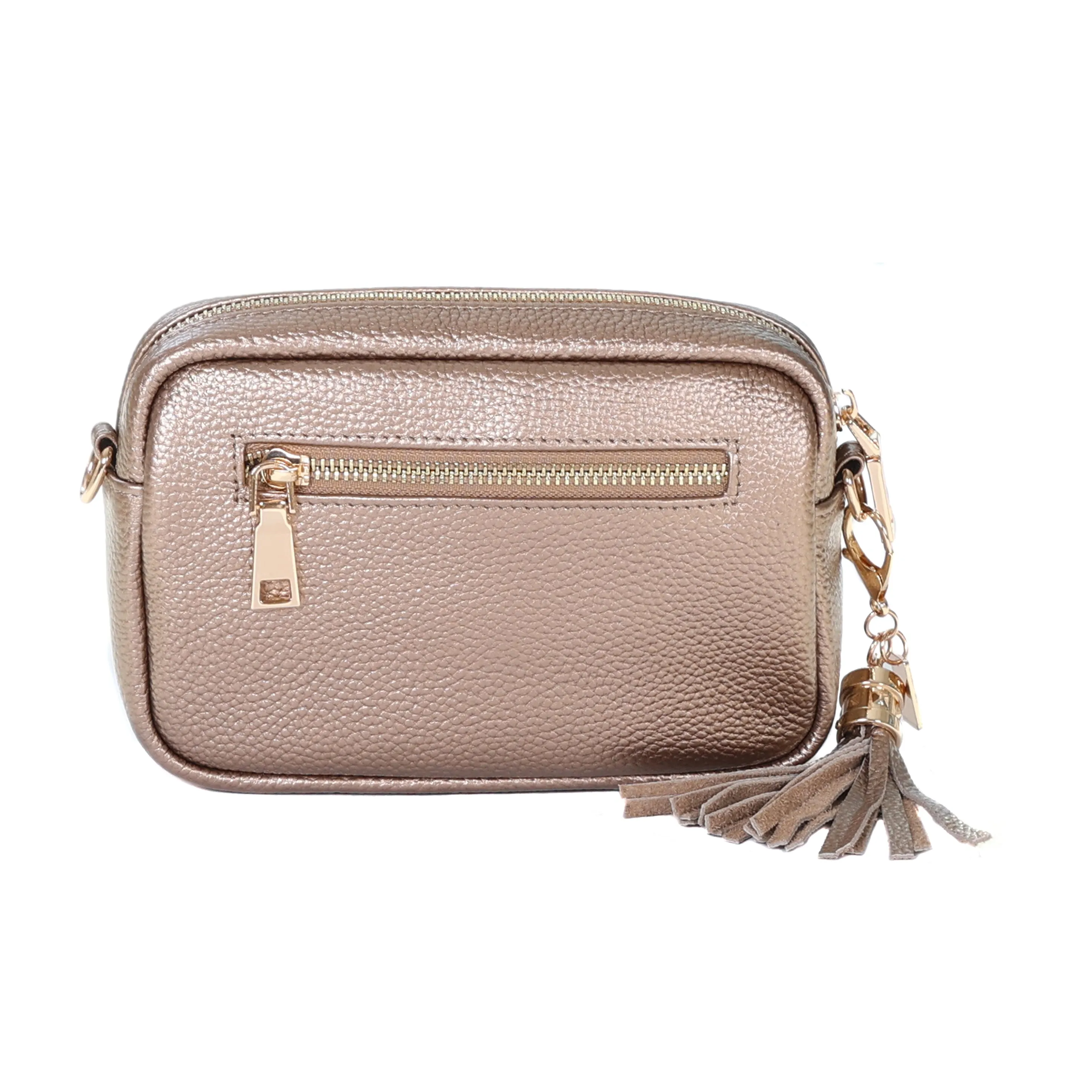 Pom Pom London City MINI Bag Metallic Bronze