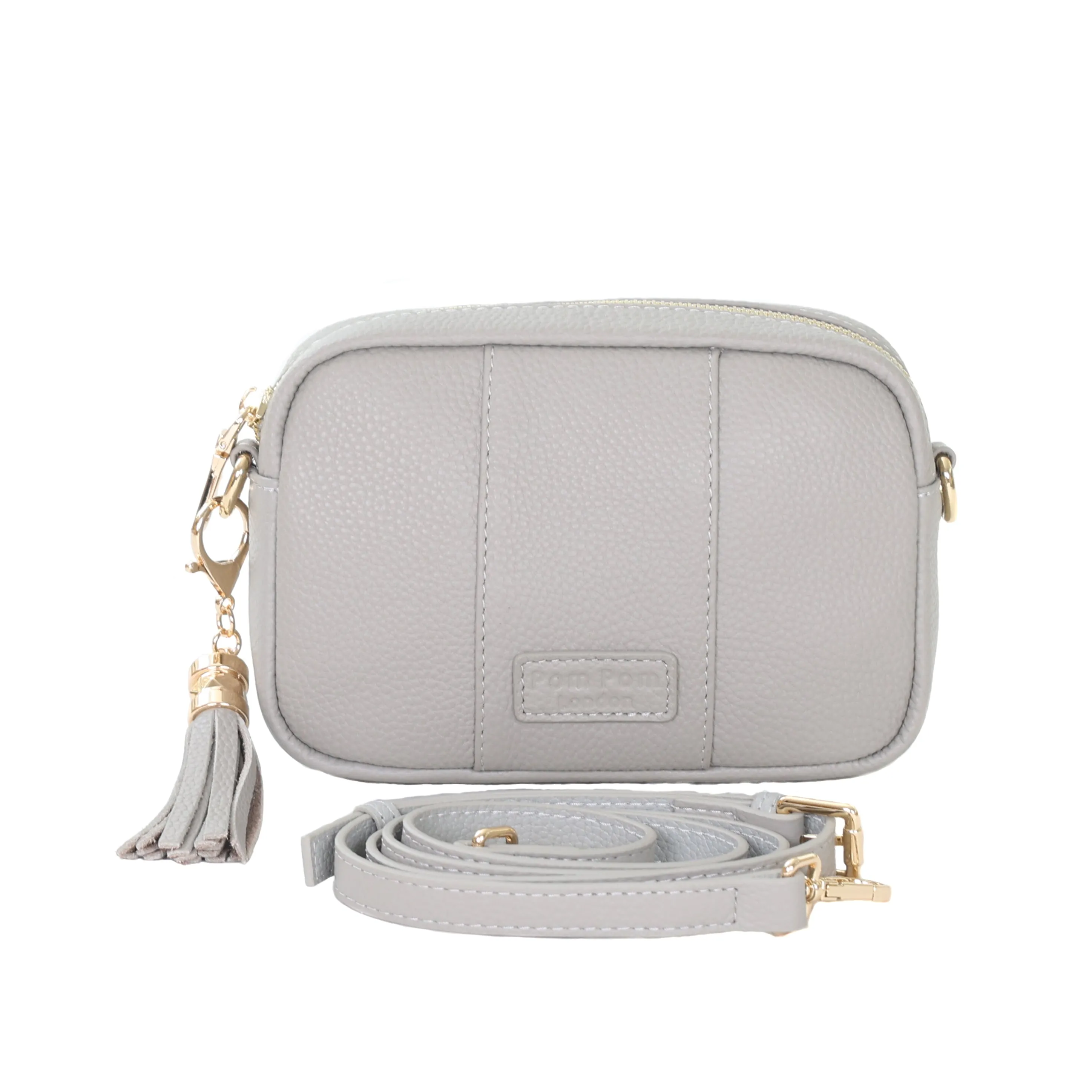 Pom Pom London City MINI Bag Winter Grey