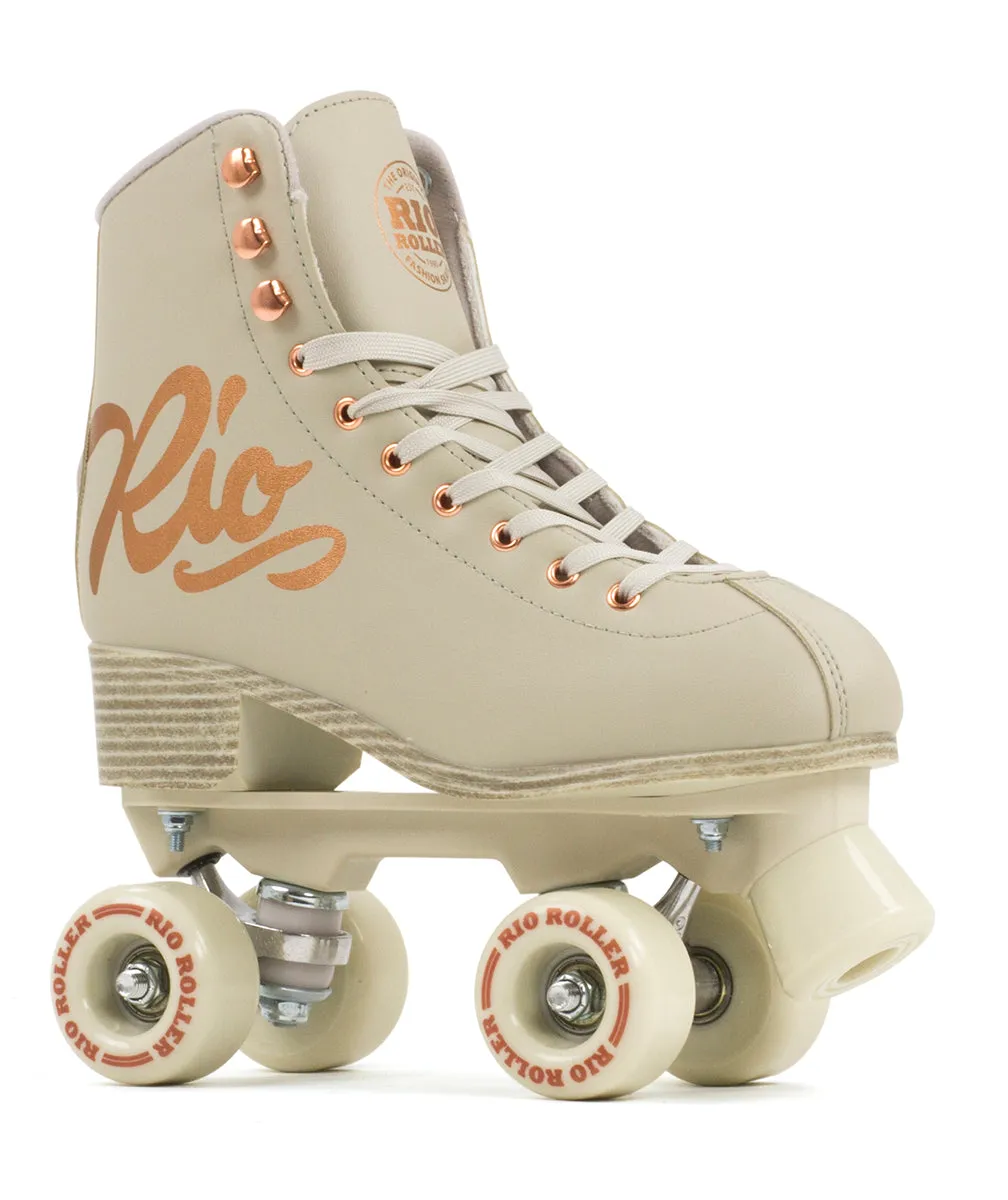 Rio Roller Rose Quad Roller Skates - Cream