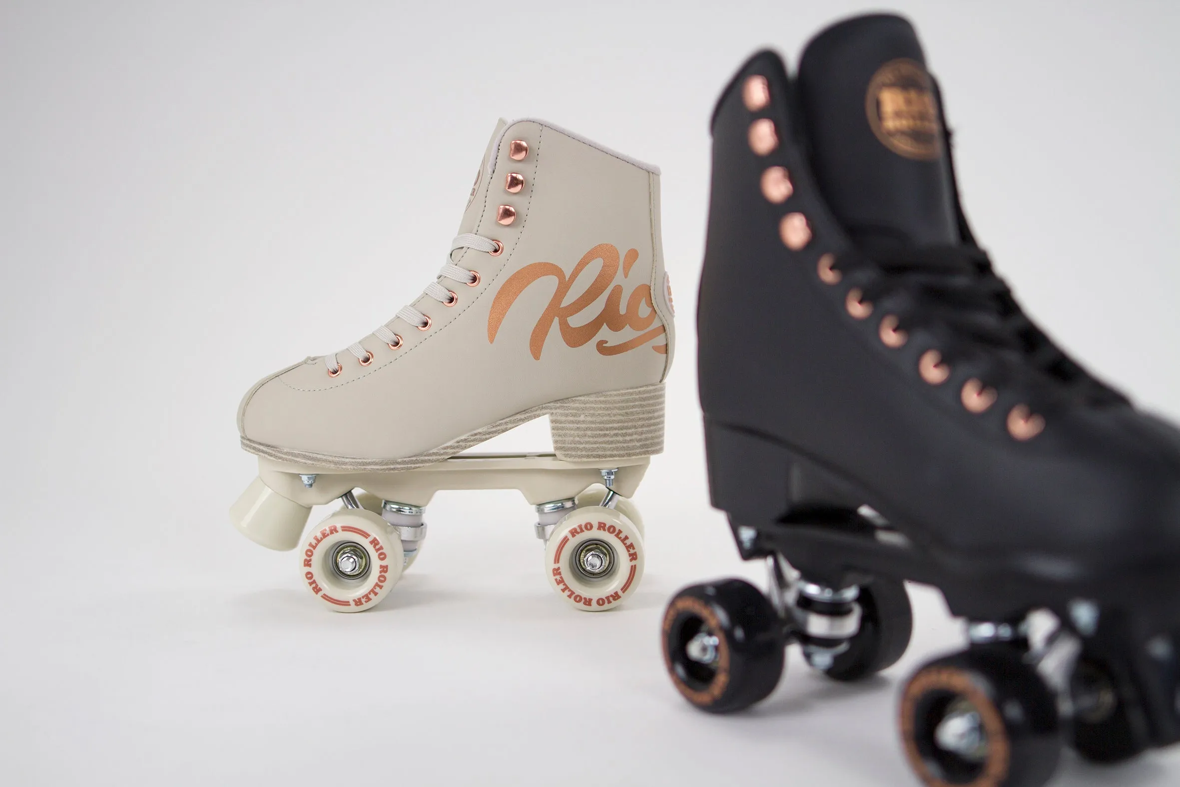 Rio Roller Rose Quad Roller Skates - Cream