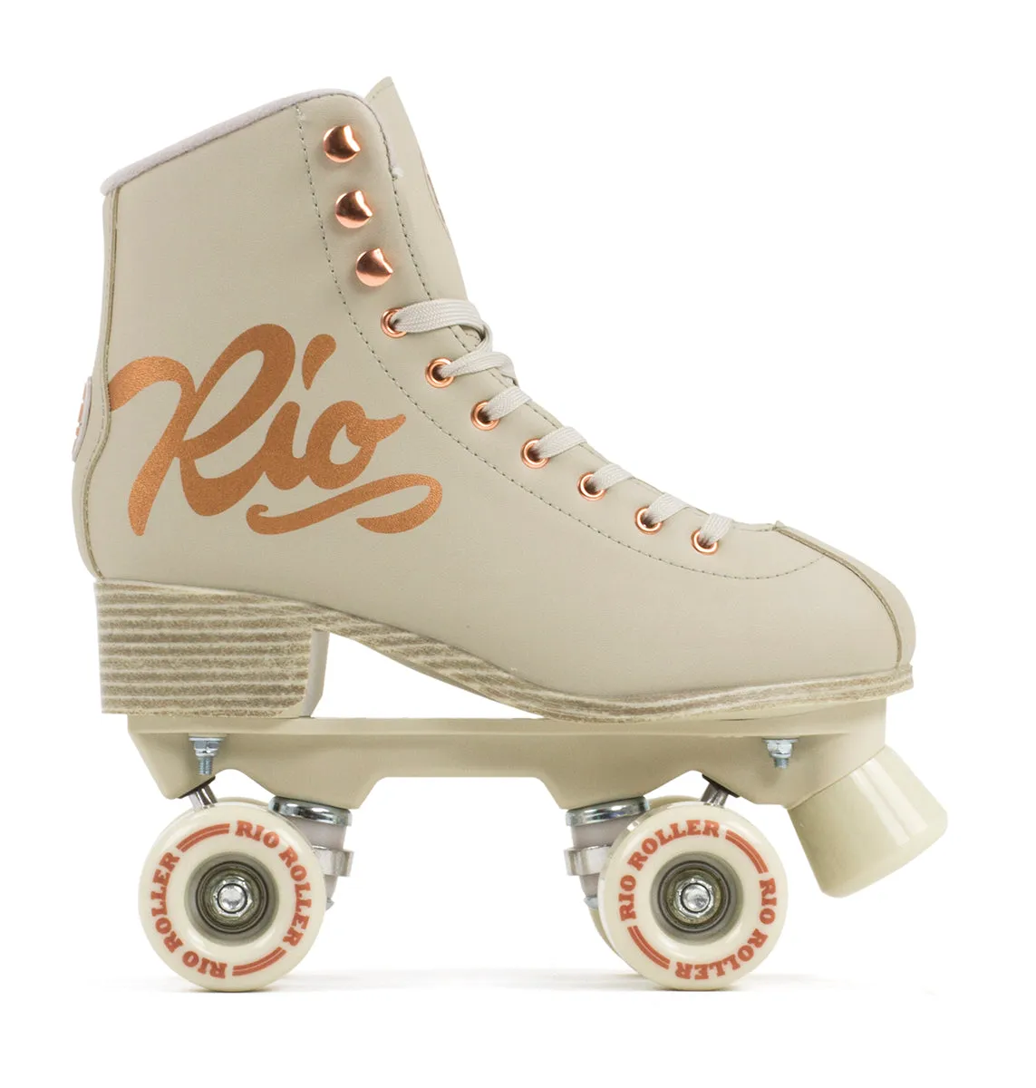 Rio Roller Rose Quad Roller Skates - Cream