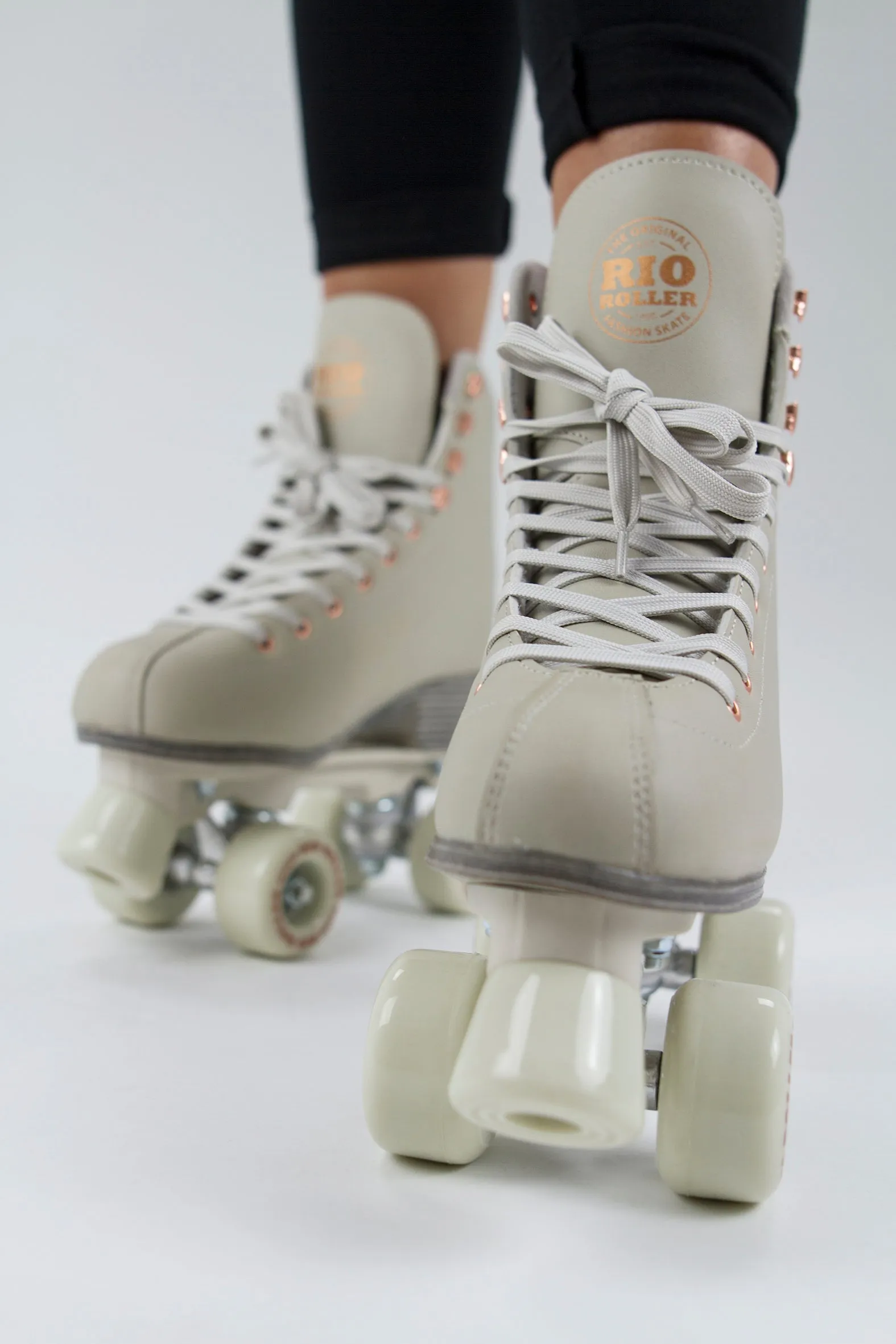 Rio Roller Rose Quad Roller Skates - Cream