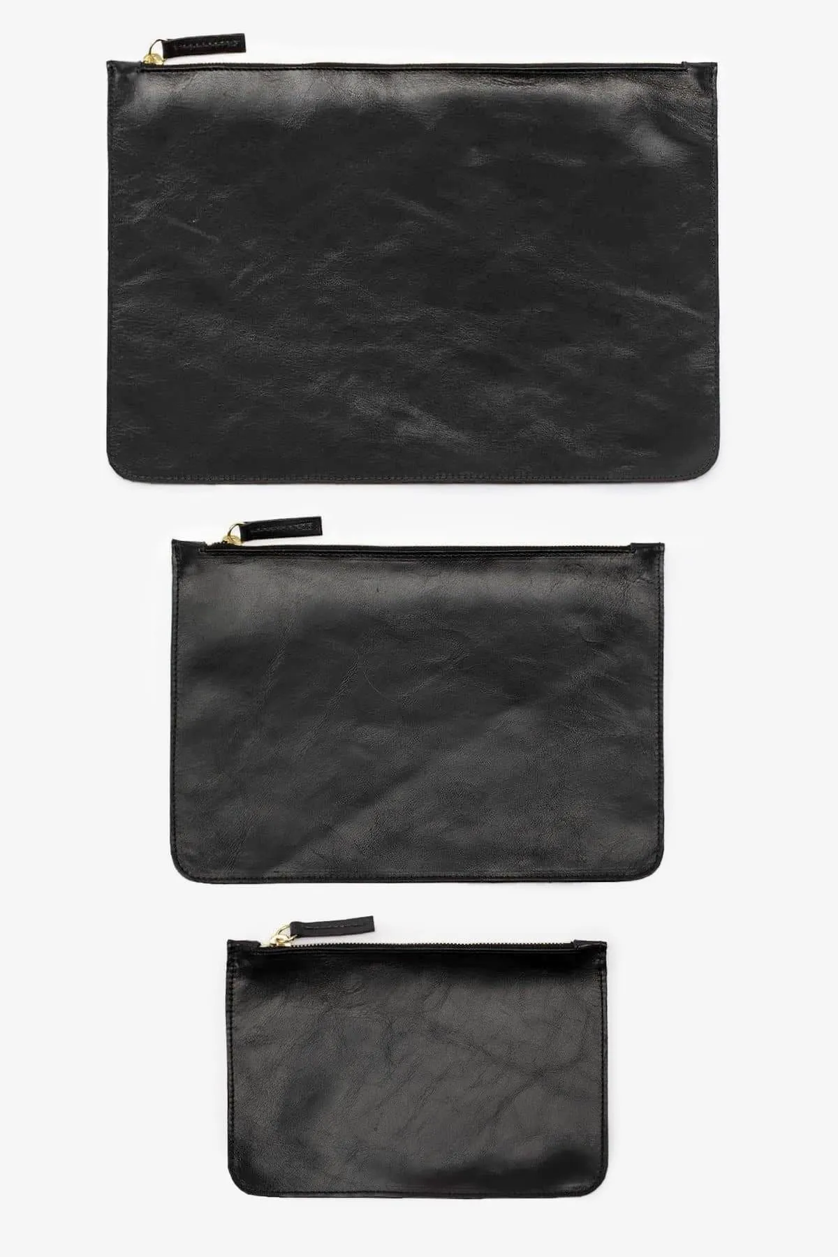 RLH3412 - Medium Leather Zip Pouch