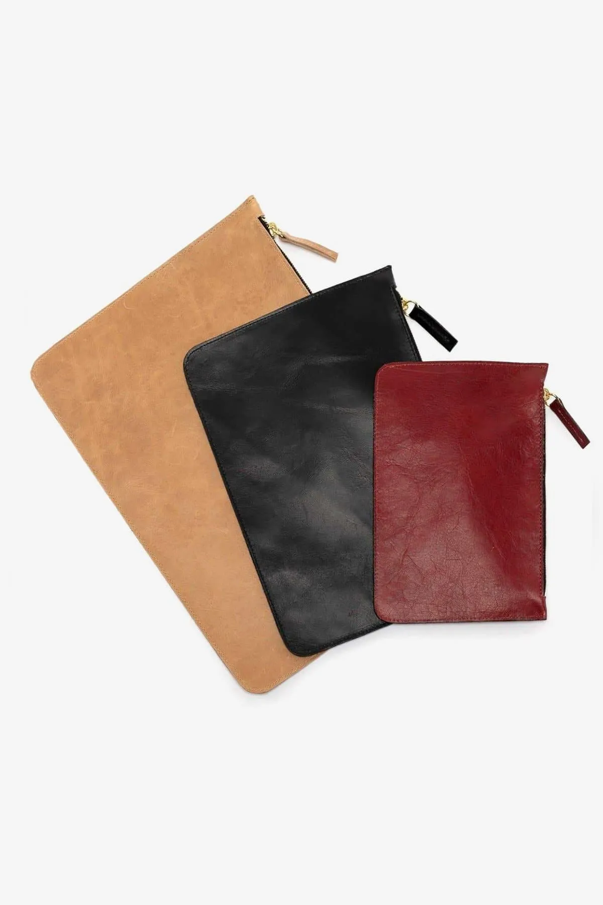 RLH3412 - Medium Leather Zip Pouch