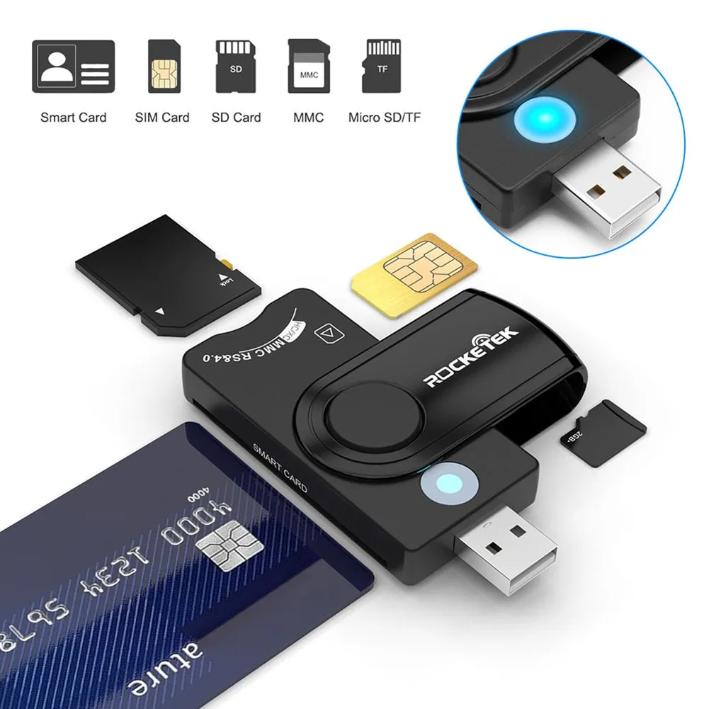 Smart Card Reader For Bank Card/ SD TF