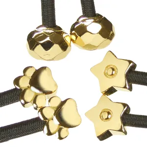 Star, Paw & Facet - Gold Set of 3