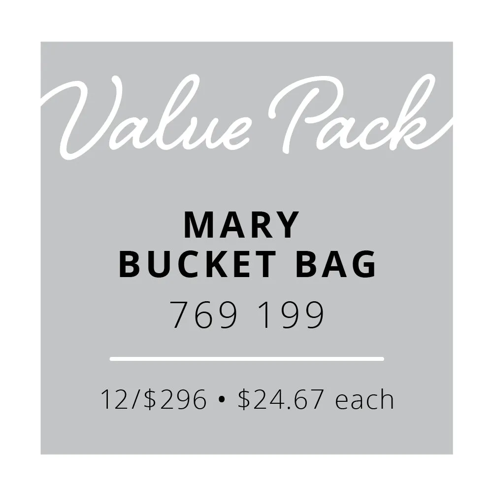 Value Pack Mary Bucket Back | 12/$296 (Wholesale Only)