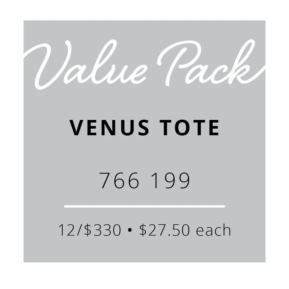 Value Pack Venus tote | 12/$330 (Wholesale Only)